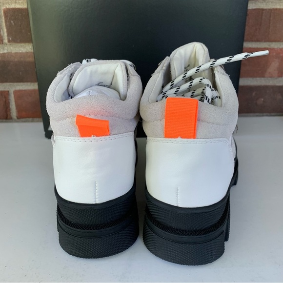 Aqua Womens Hiker Block Heel White Lace Up Hiking Ankle Boots US 7.5 M - Picture 7 of 9